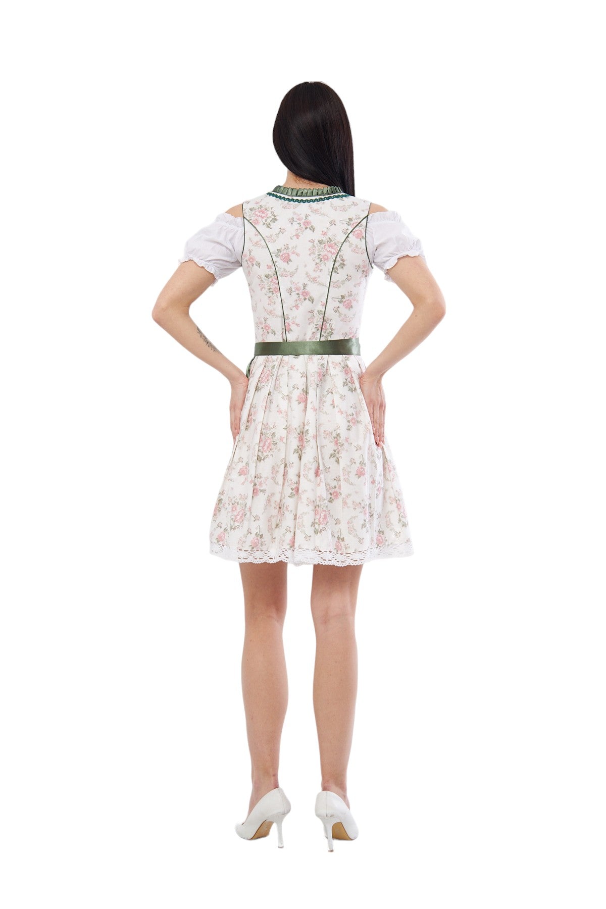 Exquisite Dirndl "Emma" mint / authentic cultural quality clothing / Austria / Bavaria / Oktoberfest / traditional costume outfit